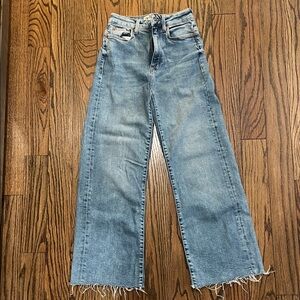 Zara Cropped Wide Leg Women's Jeans